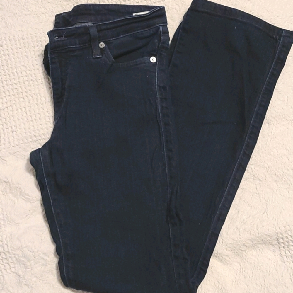 Dark blue jeans